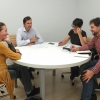 El director de la Agencia Gallega de las Industrias Culturales (Agadic), Jacobo Sutil, se reunió hoy con los representantes de la noticia junta directiva de la Asociación de Actores y Actrices de Galicia (AAAG) El director de la Agencia Gallega de las Industrias Culturales (Agadic), Jacobo Sutil, se reunió hoy con los representantes de la noticia junta directiva de la Asociación de Actores y Actrices de Galicia (AAAG)