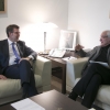 O responsable do Goberno galego mantivo esta tarde unha reunión ordinaria coa Executiva da Real Academia Galega 