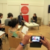 O director da Agadic e a directora do evento ofreceron un primeiro balance da segunda edición deste encontro internacional 