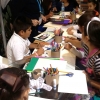 Taller de ilustración de la gallega Itziar Ezquieta en la Feria del Libro de Guadalajara
