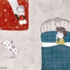 Ilustración de Nuría Díaz, que participa no stand da Xunta