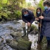 A Xunta de Galicia realiza unha actuación de urxencia para recuperar do río Sar a talla dunha posible virxe gótica