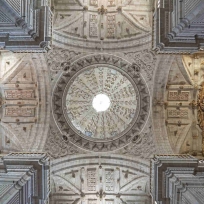 Mosteiro de San Salvador de Celanova (Celanova). Cúpula da igrexa do mosteiro Mosteiro de San Salvador de Celanova (Celanova). Cúpula da igrexa do mosteiro
