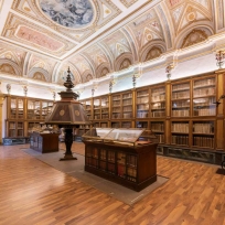 Catedral de Santiago de Compostela (Santiago de Compostela). Sala da biblioteca Catedral de Santiago de Compostela (Santiago de Compostela). Sala da biblioteca