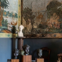 Pazo de Fefiñáns (Cambados). Salón das pinturas Pazo de Fefiñáns (Cambados). Salón das pinturas