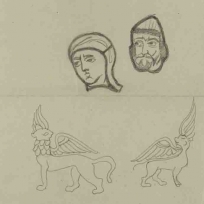 Boceto de Camilo Díaz Baliño