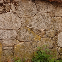 Construción coa técnica de pedra seca