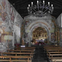 Igrexa de Santa María de Nogueiras. Fragmento dunha imaxe de Mani Moretón