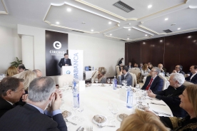 Presentación Román Rodríguez Xacobeo 21 Círculo de Empresarios en Vigo