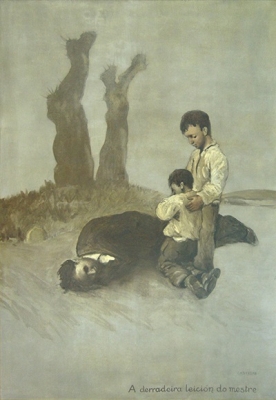 La última leición del maestro, de Castelao, será exhibida por primera vez en Galicia este otoño