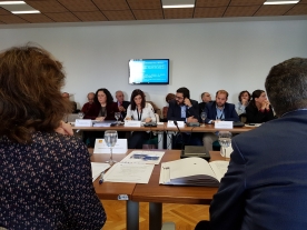 A conselleira de Medio Ambiente, no Consello da Rede de Parques Nacionais
