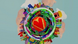 La Ciudad, imagen del vídeoclip de Uxía y Magín
