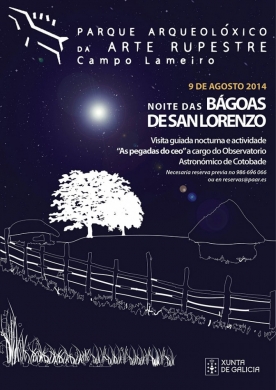 Bágoas de San Lorenzo no Parque Arqueolóxico de Campo Lameiro