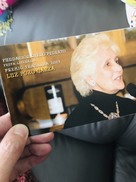  Luz Pozo Garza recibe o Premio Trasalba 2019