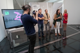 O secretario xeral de Cultura, Anxo Lorenzo, deulle esta mañá a benvida aos setenta creadores emerxentes