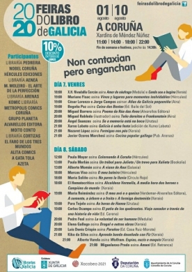 Feira do Libro da Coruña 2020 (1-10/08/2020)