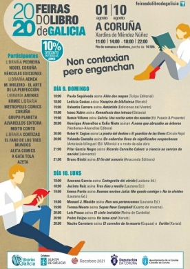 Feira do Libro da Coruña 2020 (1-10/08/2020)