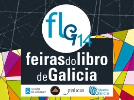Cartel de Feiras do Libro de Galicia