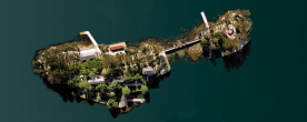  A illa de San Simón foi declarada en 1999 Ben de Interese Cultural (BIC) pola Xunta de Galicia e a illa e a súa enseada forman parte da Rede Natura 2000 como hábitat natural europeo protexido.