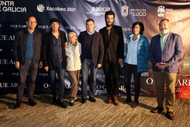 Román Rodríguez pon en valor o talento do audiovisual galego na presentación do filme 'O que arde'