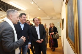 O conselleiro de Cultura e o alcalde de Lalín inauguran unha mostra sobre o período arxentino de Maruja Mallo e Luís Seoane