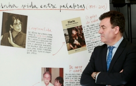 El conselleiro de Cultura destaca el carácter lúdico y didáctico  de una muestra para divulgar la figura de la autora a la que se le dedica el Día das Letras Galegas 2018