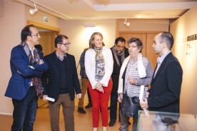 Anxo Lorenzo en la presentación de la obra