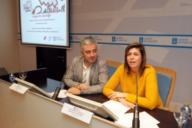 Valentín García e Cecilia Vázquez presentaron esta mañá en rolda de prensa a quinta edición do concurso