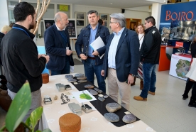 O delegado territorial da Xunta de Galicia na Coruña, Ovidio Rodeiro, acompañou ao alcalde da localidade, Juan José Dieste, no acto de apertura das xornadas