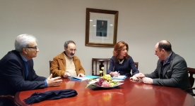 A delegada territorial da Xunta en Ourense, Marisol Díaz Mouteira, recibiu hoxe no seu despacho ao presidente do Liceo ourensán A delegada territorial da Xunta en Ourense, Marisol Díaz Mouteira, recibiu hoxe no seu despacho ao presidente do Liceo ourensán