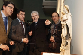 El conselleiro de Cultura e Educación participó en el acto de apertura de la exposición