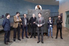 El conselleiro de Cultura e Educación participó en el acto de apertura de la exposición