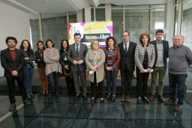O conselleiro de Cultura, Educación e Ordenación Universitaria, Román Rodríguez, presentou no Gaiás o calendario das Feiras do Libro de Galicia 2017