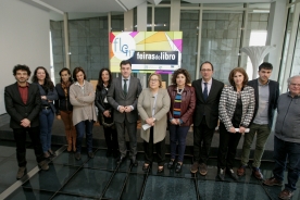 El conselleiro de Cultura, Educación y Ordenación Universitaria, Román Rodríguez, presentó en el Gaiás el calendario de las Ferias del Libro de Galicia 2017