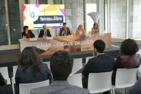 O conselleiro de Cultura, Educación e Ordenación Universitaria, Román Rodríguez, presentou no Gaiás o calendario das Feiras do Libro de Galicia 2017