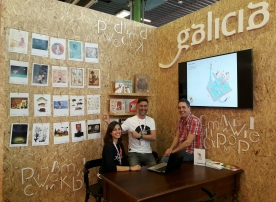 Imagen del puesto de Galicia en la feria