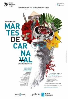 O Centro Dramático Galego (CDG) ultima os ensaios de Martes de Carnaval, a nova produción que a compañía teatral da Xunta de Galicia estrea o vindeiro xoves 20 na súa sede do Salón Teatro de Santiago O Centro Dramático Galego (CDG) ultima os ensaios de Martes de Carnaval, a nova produción que a compañía teatral da Xunta de Galicia estrea o vindeiro xoves 20 na súa sede do Salón Teatro de Santiago