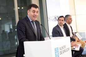 Román Rodríguez, na presentación da Memoria de actividades de cultura da Xunta de Galicia 2016