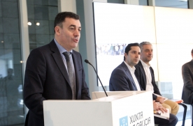 Román Rodríguez, na presentación da Memoria de actividades de cultura da Xunta de Galicia 2016