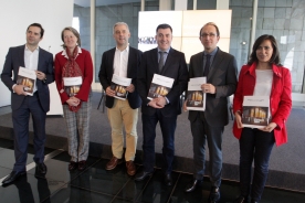 Román Rodríguez, na presentación da Memoria de actividades de cultura da Xunta de Galicia 2016