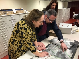 O delegado territorial, José Manuel Balseiro, visitou as instalacións deste servizo da Xunta e mantivo un encontro de traballo coa directora, Dolores Pereira