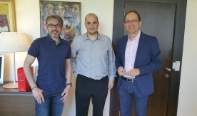 O secretario xeral de Cultura, Anxo Lorenzo, reuniuse con membros da Asociación Sax Factory – Factoría Galega do Saxofón