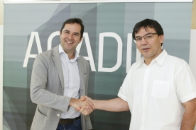 El director de la Agadic, Jacobo Sutil, y el presidente de la federación, Armando Morales, firmaron hoy el convenio