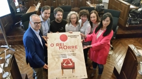 Sarabela estreno en Ourense O rei morre, con dirección de Ana Vallés