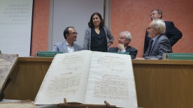 O secretario xeral de Cultura destacou o valor patrimonial e o enorme interese dos manuscritos para a investigación sobre a historia de Galicia