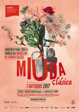 A formación de Rogelio Groba ofrecerá o 7 de outubro ás 18,30 horas no Museo Centro Gaiás o concerto ‘Miúda clásica’ A formación de Rogelio Groba ofrecerá o 7 de outubro ás 18,30 horas no Museo Centro Gaiás o concerto ‘Miúda clásica’
