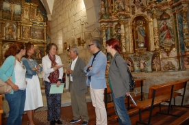 El retablo de la iglesia de San Pedro de Cudeiro ya está totalmente restaurado