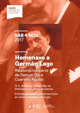 Cartel Homenaxe Germán Lago