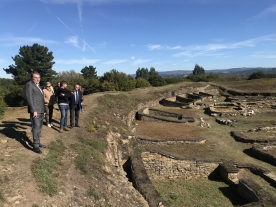 O delegado territorial, José Manuel Balseiro, en Castro de Rei