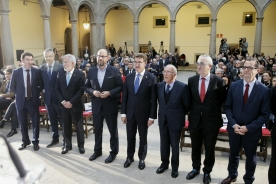 El titular del Gobierno gallego presidió el acto de conmemoración del XXX Aniversario de la Declaración del Camino de Santiago como Itinerario Cultural Europeo El titular del Gobierno gallego presidió el acto de conmemoración del XXX Aniversario de la Declaración del Camino de Santiago como Itinerario Cultural Europeo